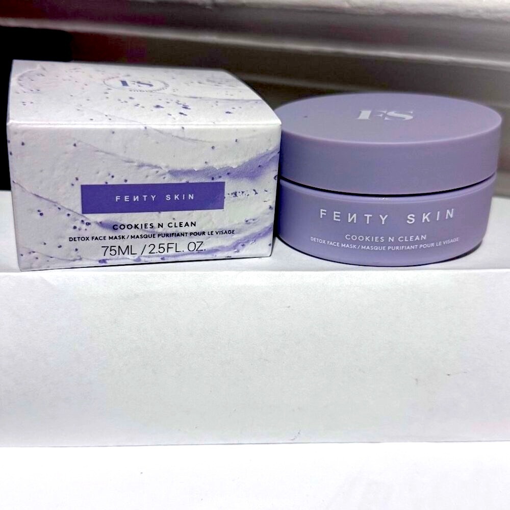💜 Fenty Skin Cookies N Clean Detox Face Mask BNIB Full Size 75mL Luxury Care✨💜